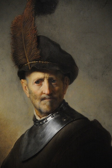 brazenswing:  Rembrandt: An Old Man in Military Costume, 1630-1631. 