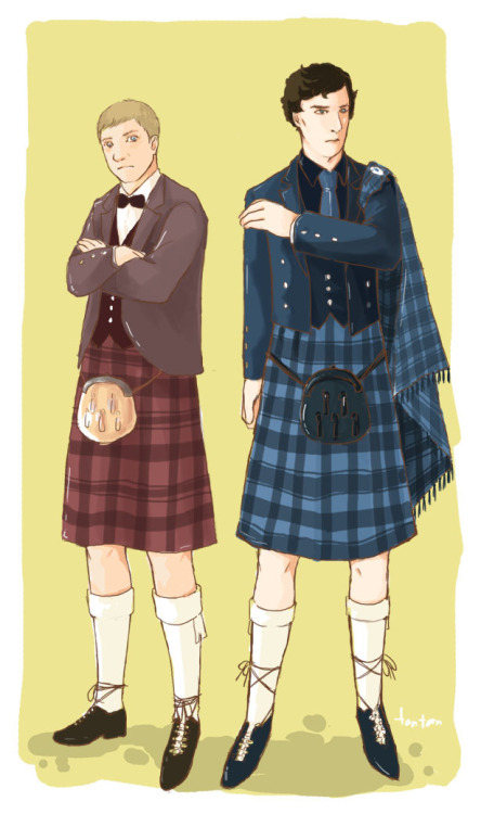 ladygrinningsouls: Consulting Scottish husbands in kilts!? If given the opportunity to see