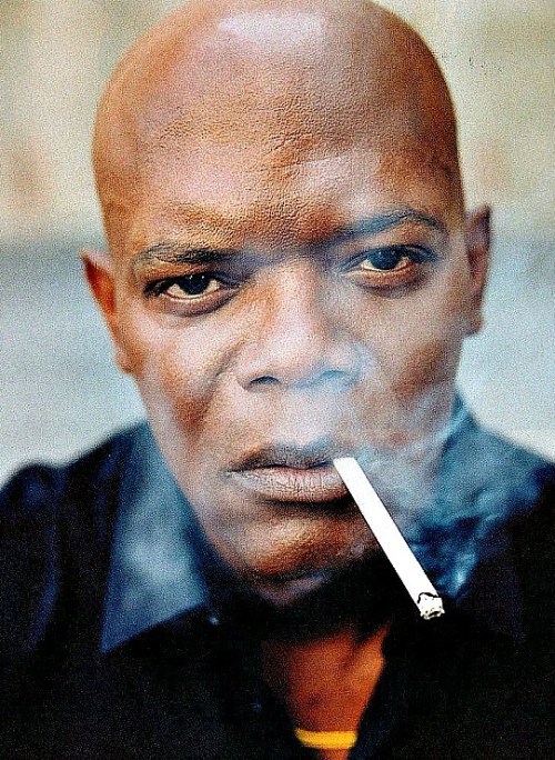wvter:   Want to know what the ‘L.’ in Samuel L. Jackson means? None of your fucking business. —Samuel L. Jackson       €