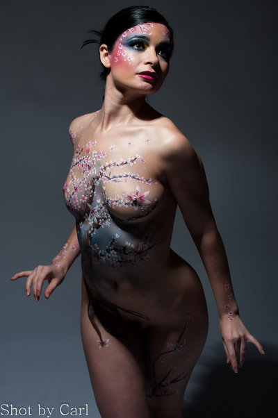 Porn dekilahthemodel:  Bodypaint Shoot Teaser photos