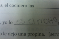 amandacowles:  seizethemoon:  cockular:  OMFG  NEXT SPANISH TEST  somehow i understood this 