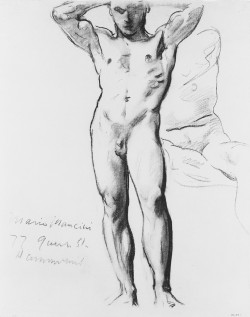 John Singer Sargent„ Man Standing, Hands