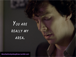 &ldquo;You are really my area.&rdquo;