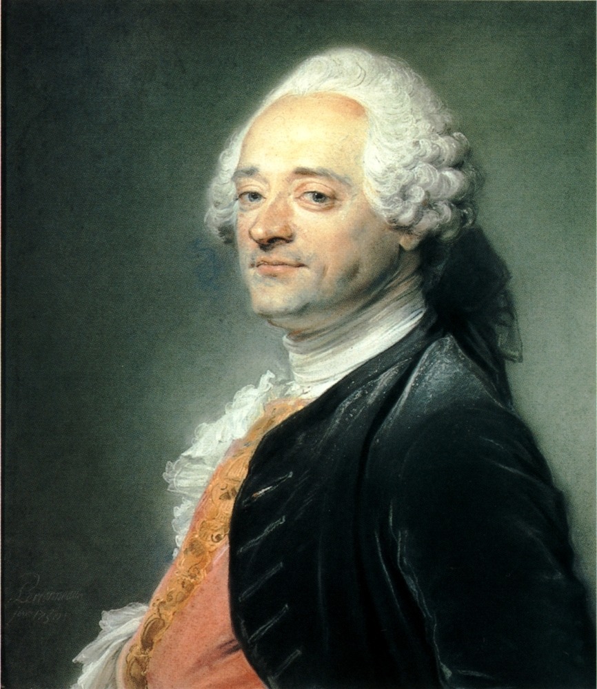loquaciousconnoisseur:  Jean-Baptiste Perronneau Portrait of the artist Maurice-Quentin