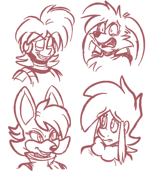 some faces