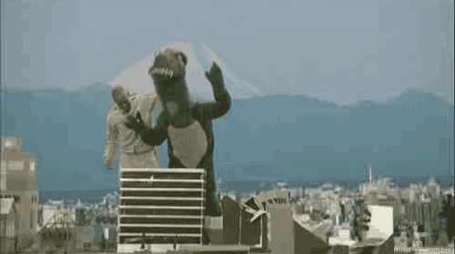 Epic Godzilla Fight 