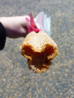 barerie:  Mickey Mouse-shaped churro at Tokyo