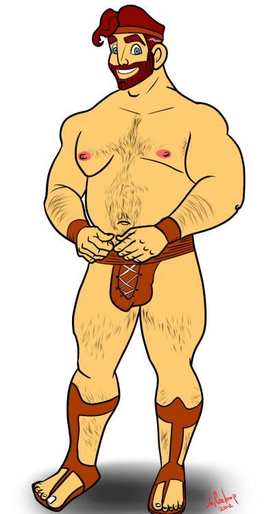 dalelazarov:It’s the Disney Bear Prince version of Hercules by jayceloop! This is the third entry 