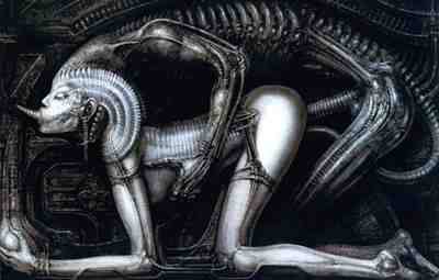  These are examples of H.R. Giger’s art, adult photos