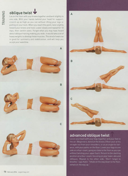 fitfad:kick those love handles in the ass with oblique exercises x 