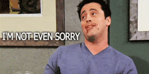 That moment when you ask your friend for a bite of their food and end up eating the