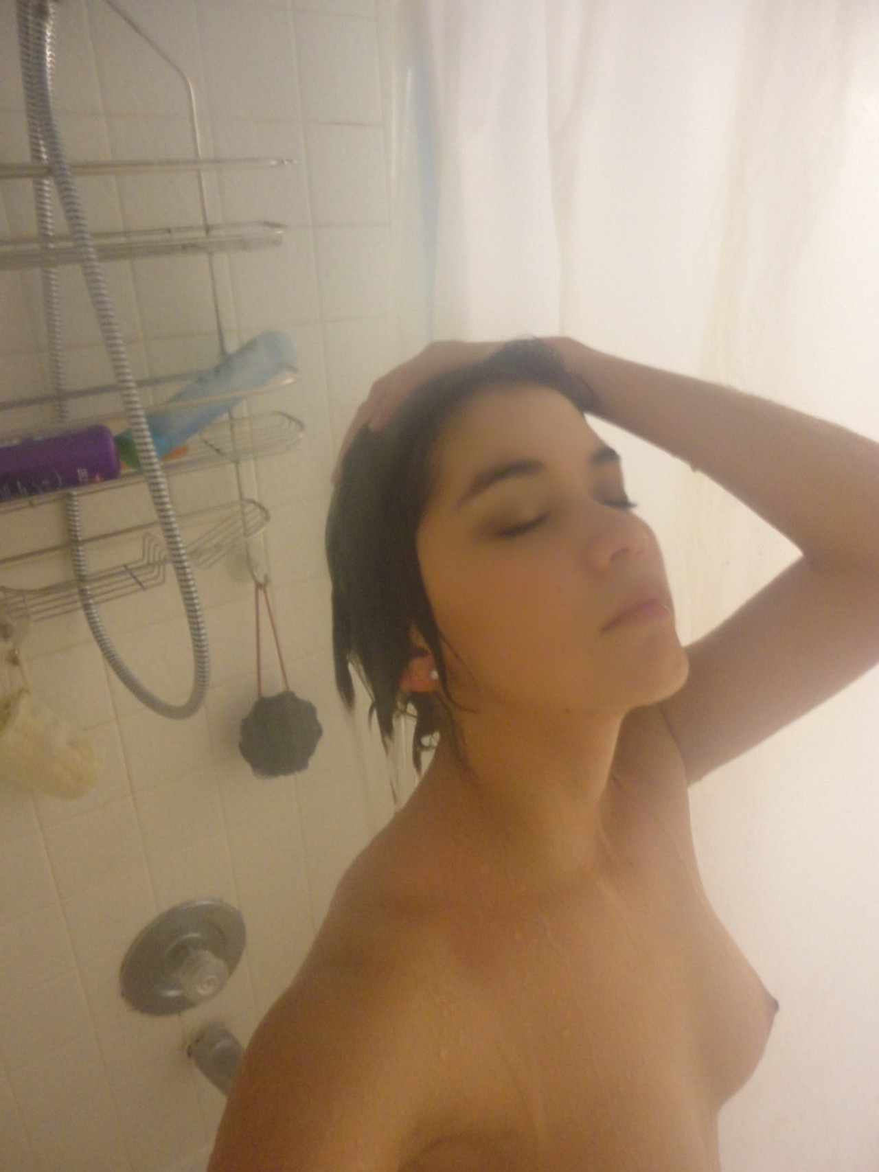 aleful:  topless tuesday…in the shower of course 