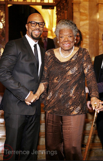 “There is no greater agony than bearing an untold story inside you.”
— Maya Angelou, who celebrates her 84th birthday today!
Photo: Maya Angelou teams up with Common to launch PEN’s Edmont Society, a committee dedicated to young readers and writers.