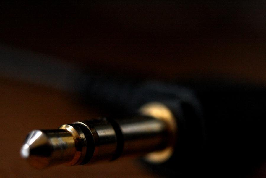 A Job Lot of Junk — Photo 357, 3/27/12: The plug on my headphones. ...