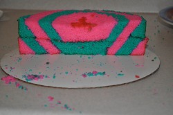 thecakebar:  Striped Cake Tutorial! (tutorial)