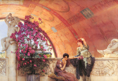 Sir Lawrence Alma-Tadema, Unconscious Rivals, adult photos