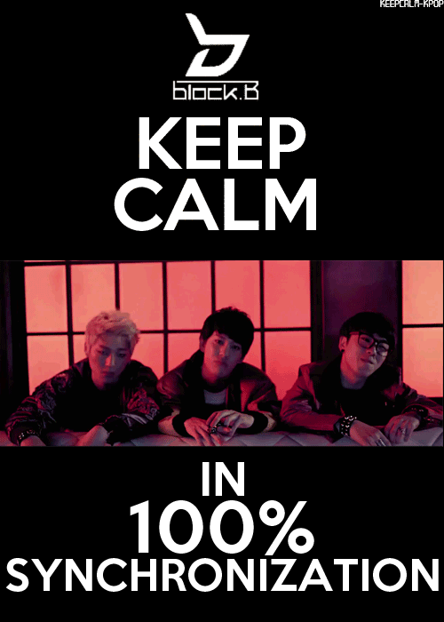 keepcalm-kpop-blog:  KEEP CALM IN 100% SYNCHRONIZATION  