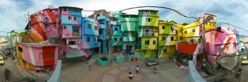 Sao Paulo Slums Art, Known As "Favela Painting"