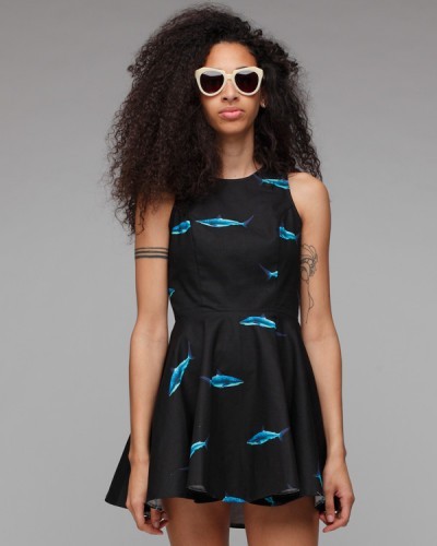 Still Life and Titties | Tennis Dress with Sharks print It’s imperative ...