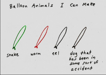 myheroesturnedhuman:   The Art of Demetri Martin &lt;—more here  Literally