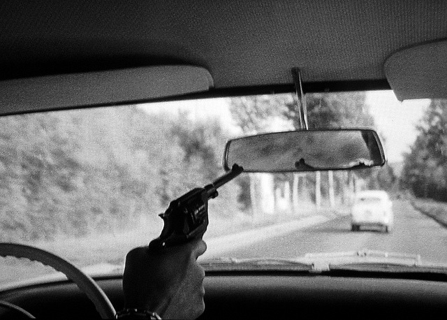 south-gothic:   Breathless (1960, directed by Jean-Luc Godard).  