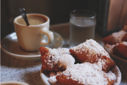 iroud:  Coffee and beignets in New Orleans by Meg 
