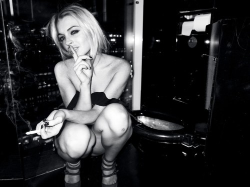 Porn photo Lindsay Lohan - Purple Magazine. ♥  “Shhhh