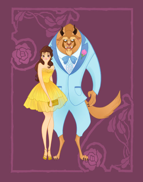 galaxy-hearts:  iturnedyouintome:  Disney Prom by spicysteweddemon  holy shit 