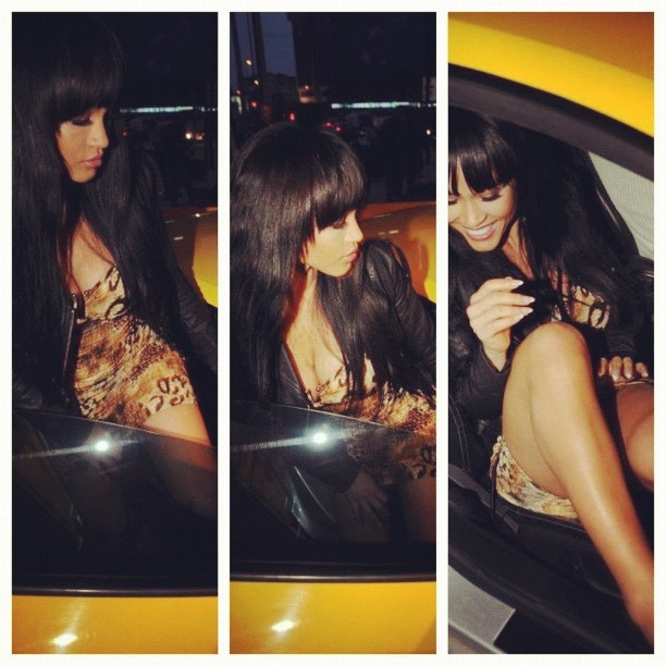 rosaacosta:  They really wanted to see my panties smh (Taken with instagram) 