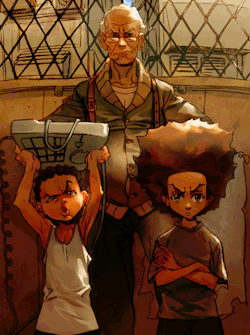 65hoesomd:  kayleeze:  The boondocks  yooo everybody follow 65hoes_OMD !!!! i only reblog the best(go check)  dopeness