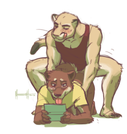 pandragonwolf:  chris and john 3DS - by eavila7989 