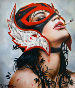 artforadults:  “lucha viveros” brian viveros @ porn in art gallery 