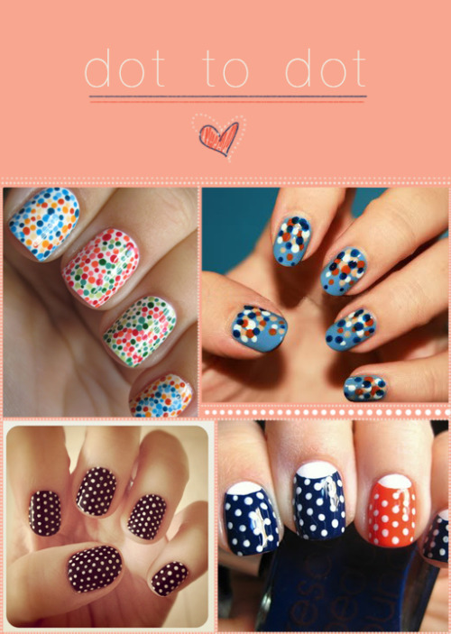 emmyc:modcloth:We all know that a set of fancy nails is all the rage right now, and these polka dots