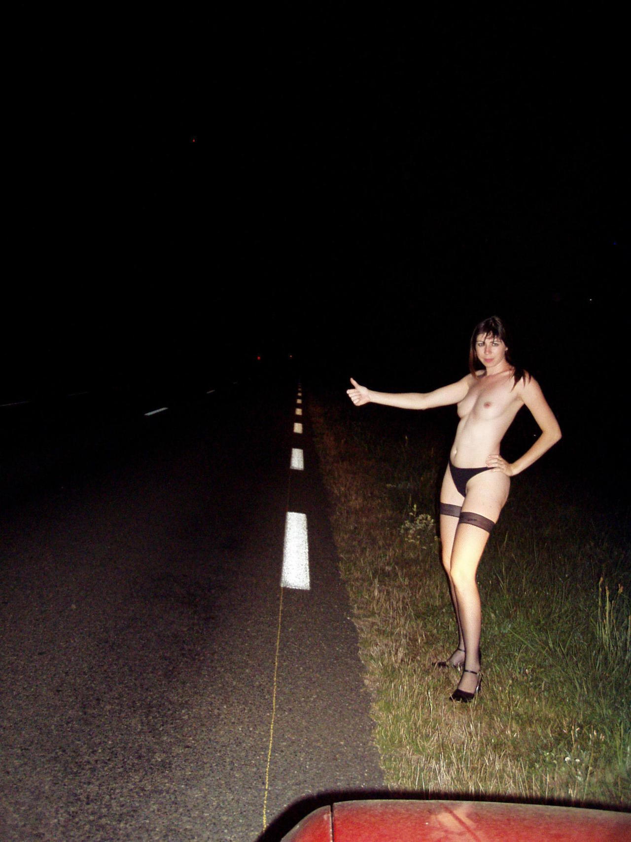 justinesoumise:  auto-stoppeuse…