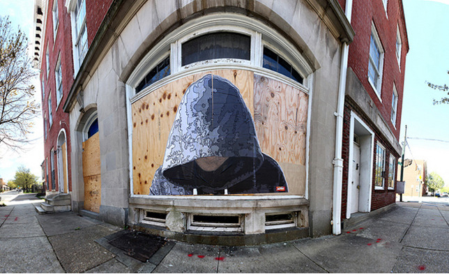 paxmachina:  Nether - Baltimore More Trayvon Martin art is cropping up. 