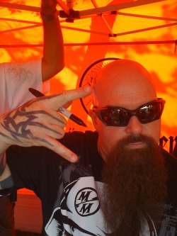 i met Kerry King of Slayer,at OKC Mayhemfest