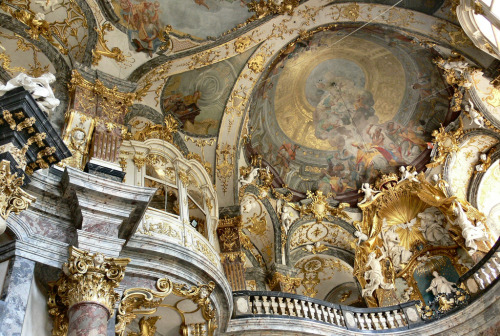 a-l-ancien-regime: Church interior in the Residenz in Würzburg