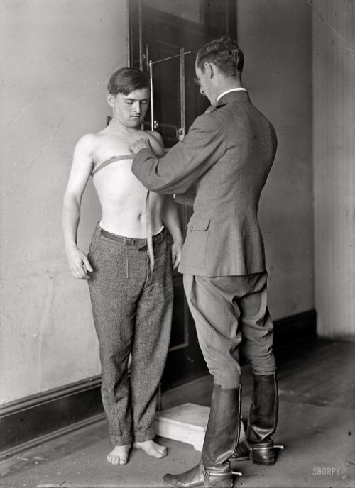 Physical Examination, U.S Army c. 1917