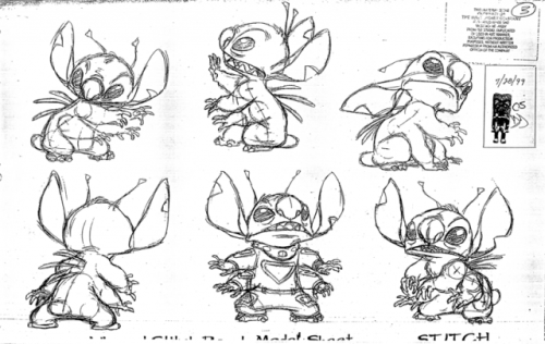 Stitch Model Sheet