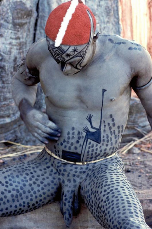 Sexy african tribal men