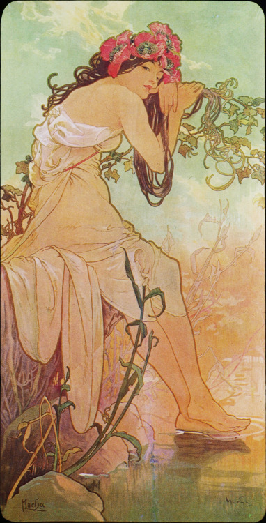 More pieces from Art Nouveau genius Mucha. His over-popularity took its toll and at the time of his 