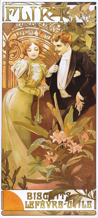More pieces from Art Nouveau genius Mucha. His over-popularity took its toll and at the time of his 