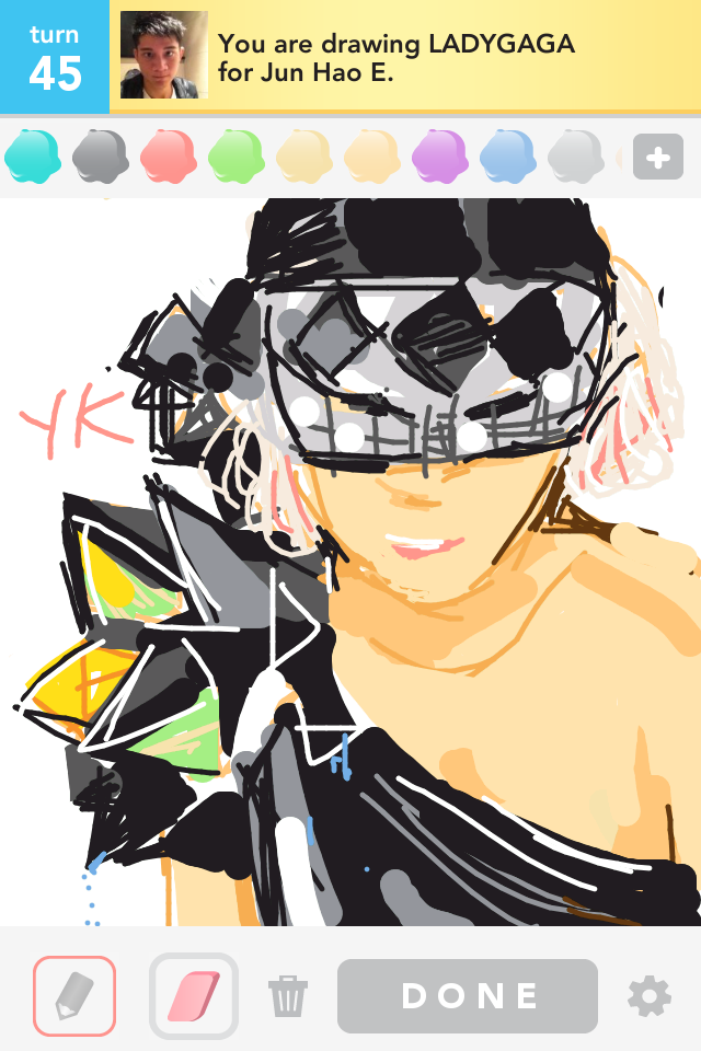 yaokhuan:  Lady Gaga on Draw Something apphttps://www.facebook.com/photo.php?fbid=10150595098455738&amp;set=a.10150220998130738.317614.543540737&amp;type=3&amp;theater 
