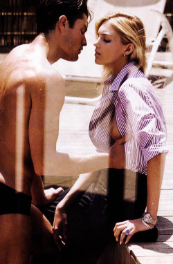 meiselmuse:  Anja Rubik & Tyson Ballou/Vogue