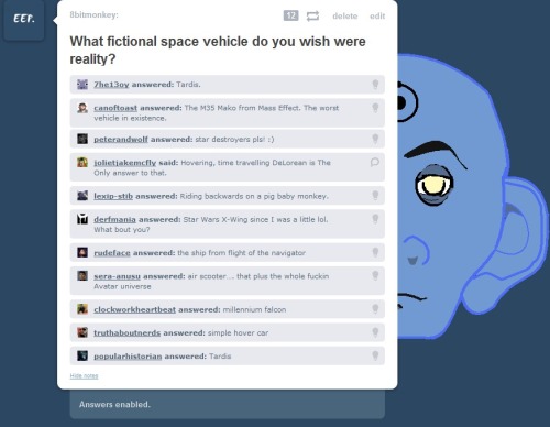 orneryjohn answered your question: What fictional space vehicle do you wish were reality?The Jetson’