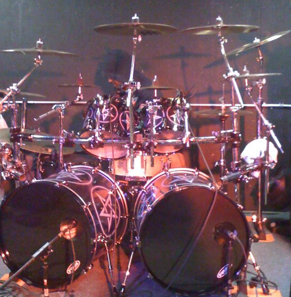 Corey from God Forbid Drum kit