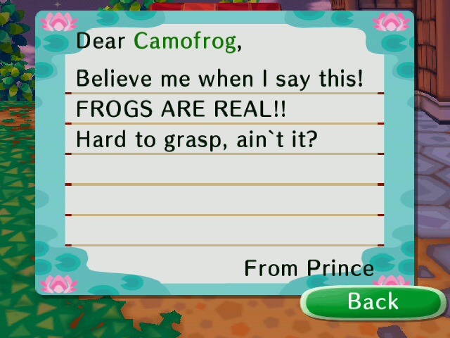 frog talk!