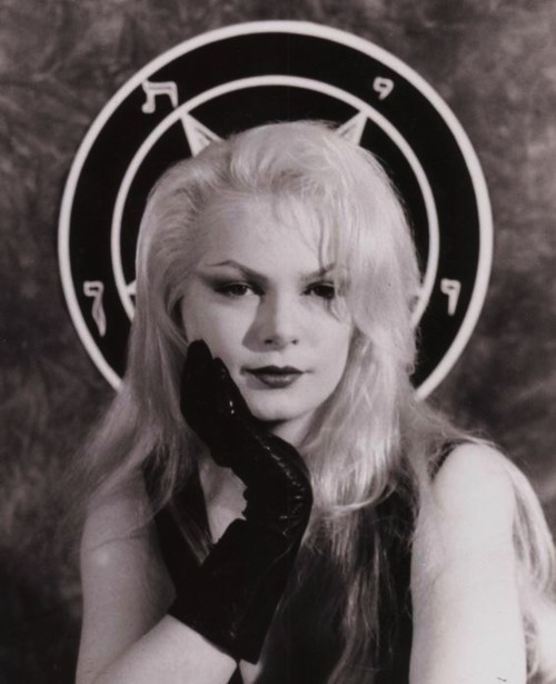 Zeena Lavey, Church of Satan days. God, she&rsquo;s so beautiful.