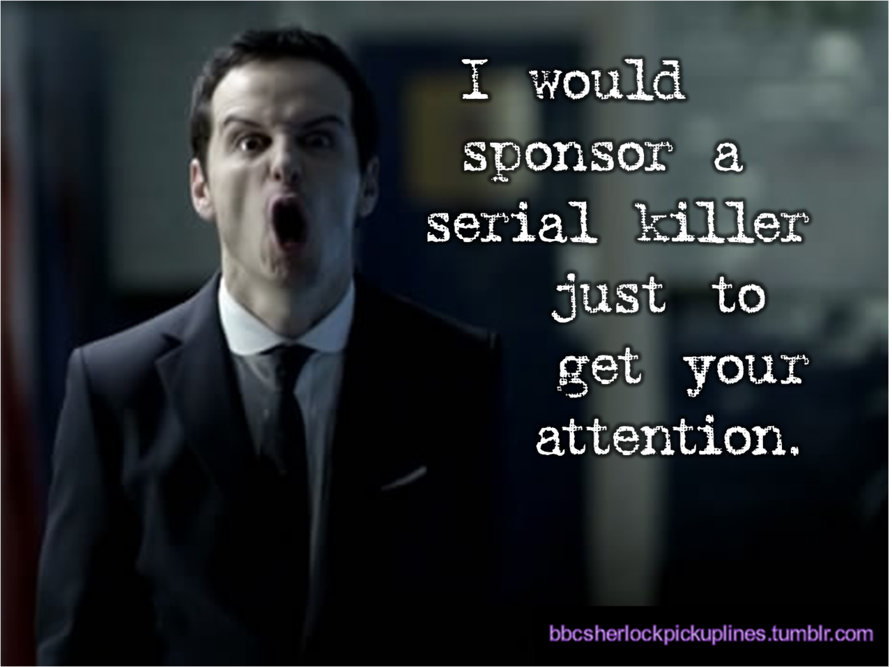 The best of Sheriarty, from BBC Sherlock pick-up lines.