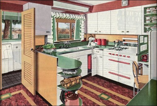 1946 AGA Kitchen Laundry Combo